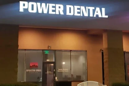 Showing Dentistry name at Outside Area